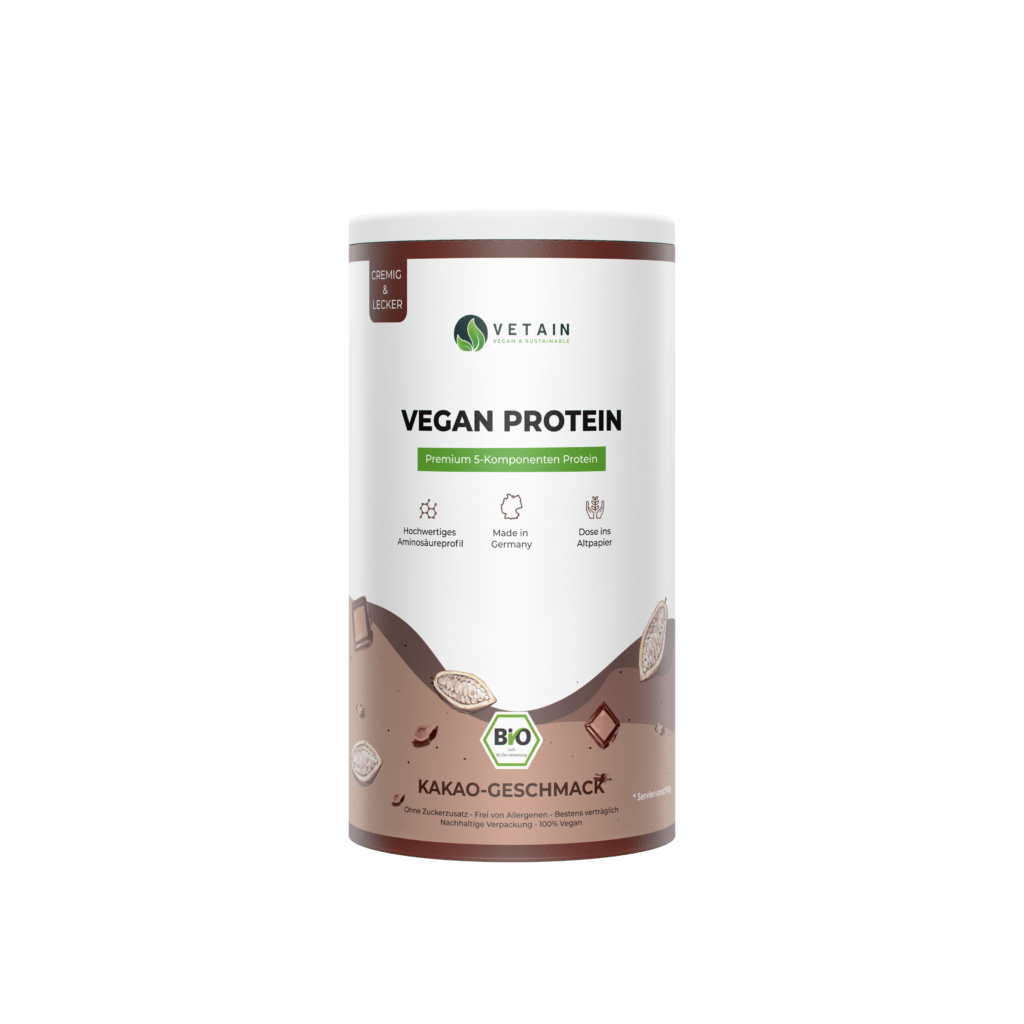 Das beste vegane Protein. Veganer darmfreundliches Protein Pulver